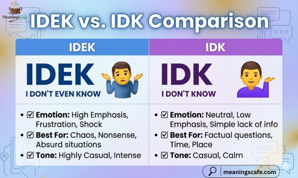 idek-vs-idk
