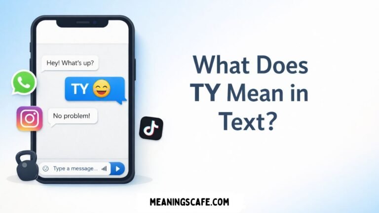 what does TY mean in text chat message example with TY meaning thank you