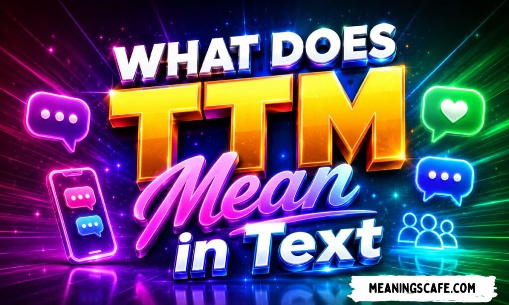TTM Meaning in Text A Complete Guide for Social Media & Messaging (2026)1