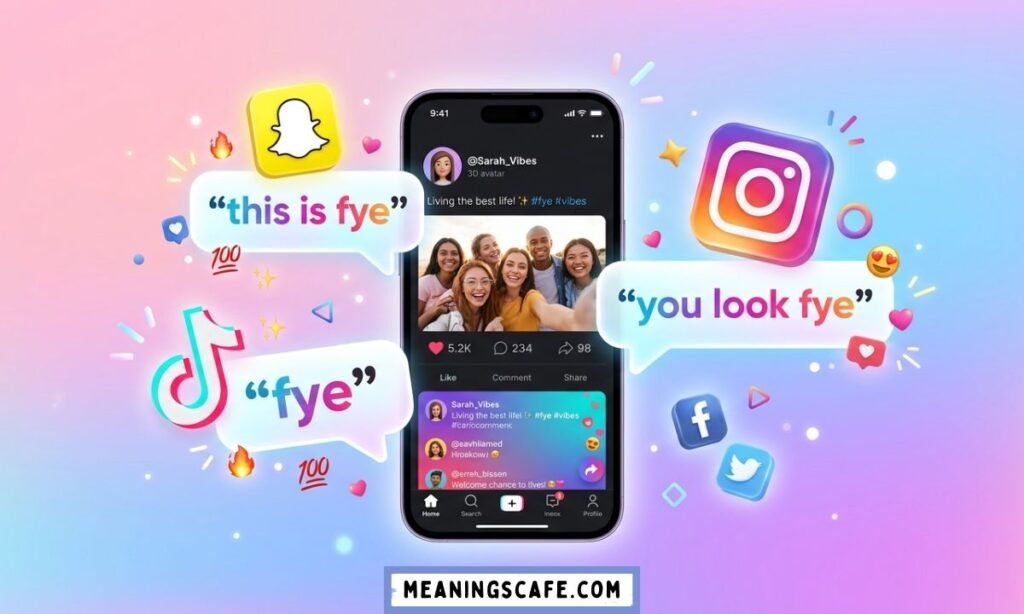 FYE meaning on Snapchat Instagram TikTok social media slang usage
