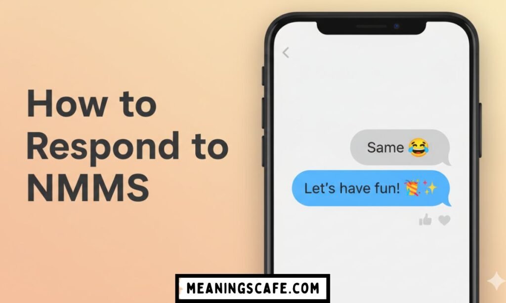 How to respond to NMMS text slang illustration