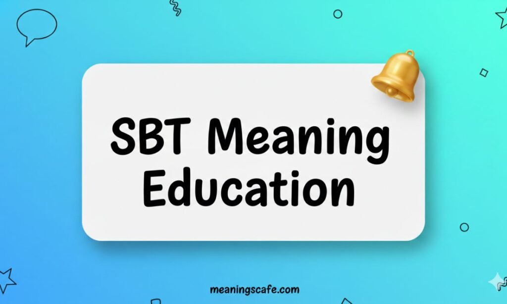 sbt-meaning-education