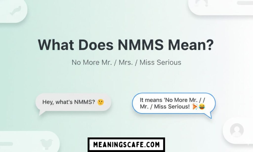 What does NMMS mean in text messages illustration
